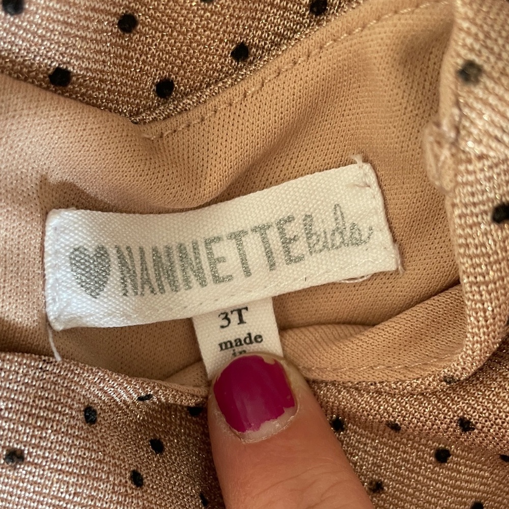 Nanette Lepore Pink Dress with Black Dots - Picture 2 of 3